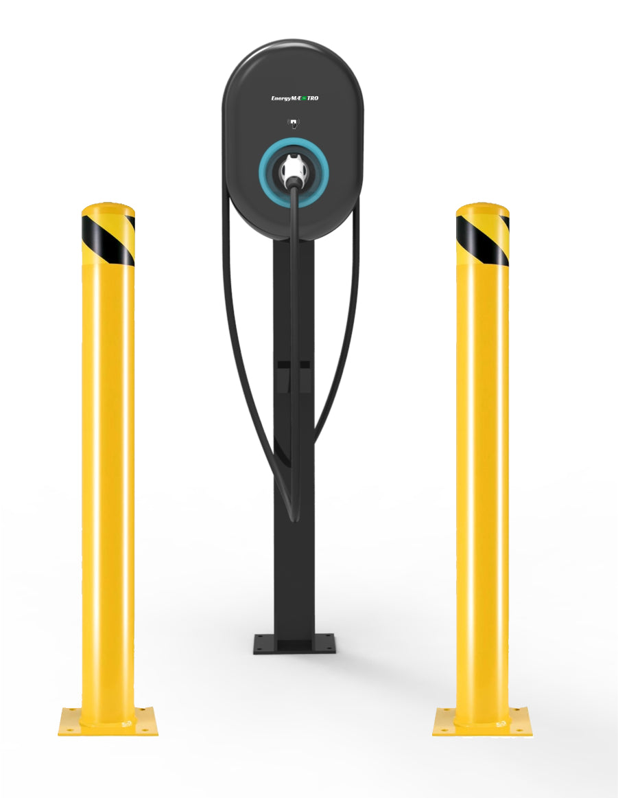 PowerUp 32 Level 2 Commercial/Public Electric Vehicle (EV) Charger – 32 Amp, 240V – Requires EnergyMÆSTRO Software Subscription. Best for Hotels, Apartments, Fleet Managers.